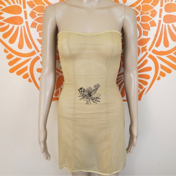 Diesel Other - Diesel Sheer Nude Tattoo Fish Slip Dress